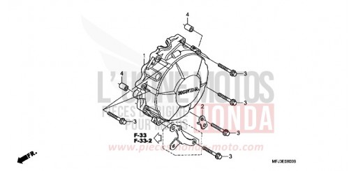 COUVERCLE DE GENERATRICE CBR600RR8 de 2008